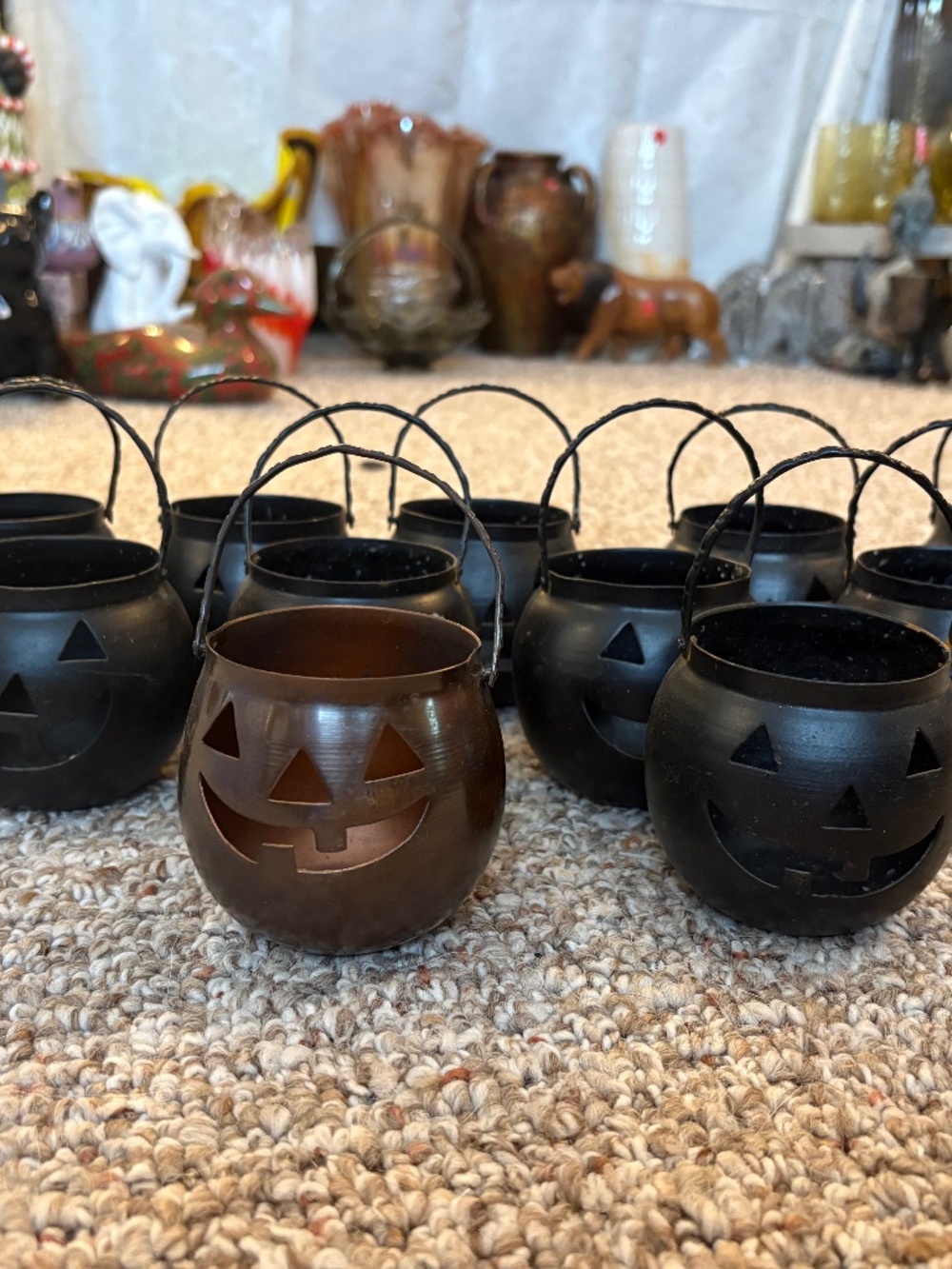 Vtg halloween pumpkins